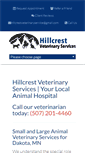 Mobile Screenshot of hillcrestveterinaryservice.com